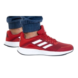 Adidas Duramo Sl M FW3218 cipő fehér piros Adidas Duramo Sl M FW3218 cipő fehér piros