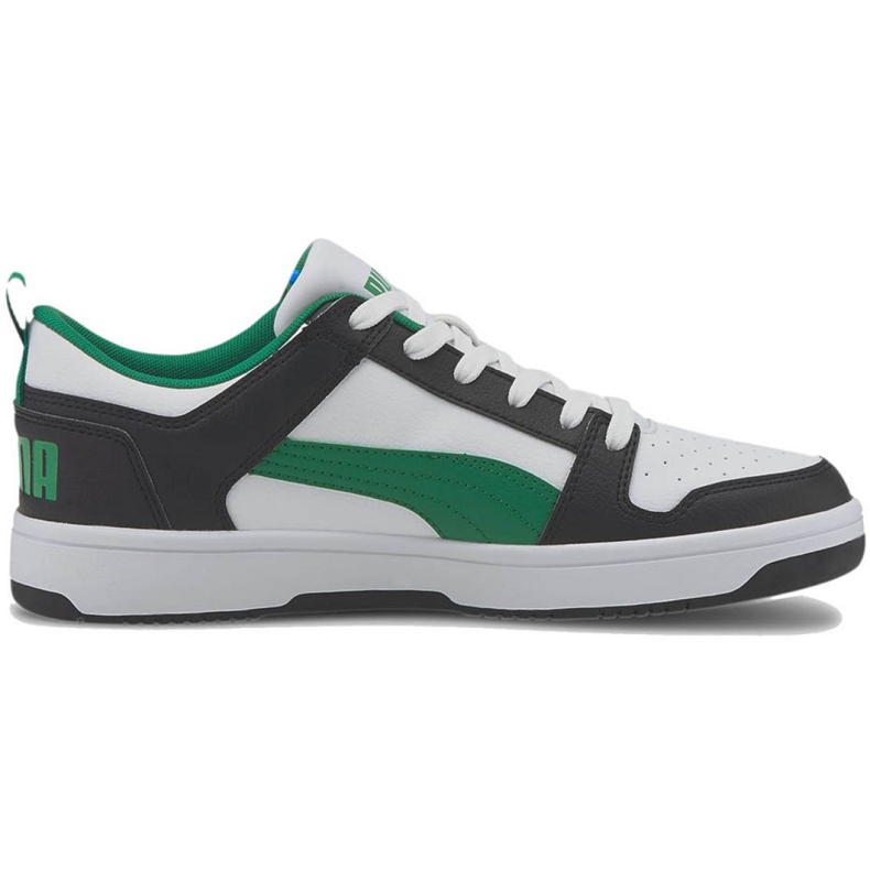 Puma Rebound LayUp Lo Sl M 369866 12 fehér fekete zöld