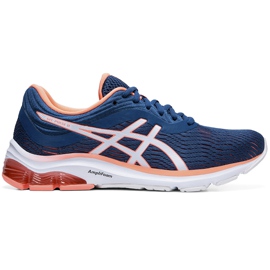 Női futócipő Asics Gel-Pulse sötétkék-őszibarack 1012A467 401 narancssárga Női futócipő Asics Gel-Pulse sötétkék-őszibarack 1012A467 401 narancssárga