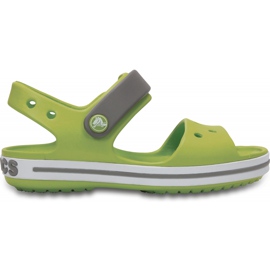Crocs szandál gyerekeknek Crocband Sandal Kids zöld és szürke 12856 3K9