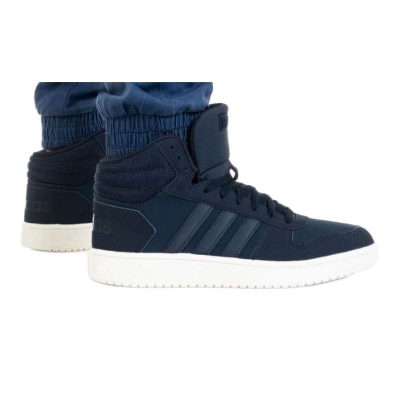 Reebok Adidas Hoops 2.0 Mid M FW3517 cipő fekete
