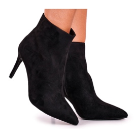 FB1 Női csizma Magas sarkú Velúr Fekete Beneco FB1 Női csizma Magas sarkú Velúr Fekete Beneco