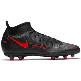 Nike Phantom Gt Club Df FG / MG CW6672 060 futballcipő fekete fekete