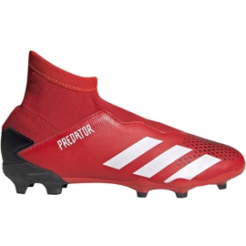 Adidas Predator 20.3 Ll Fg Jr EF1907 futballcipő piros fekete piros