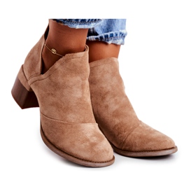 MSMG Női bokacsizma bézs színű Mini Meliori MSMG Női bokacsizma bézs színű Mini Meliori