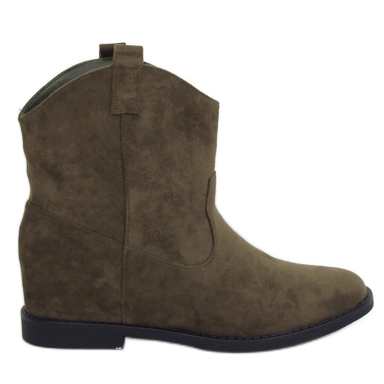 Zöld cowboycsizma egy rejtett éken J936 DK.GREEN