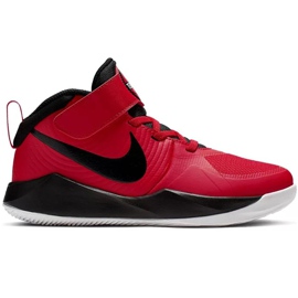 Nike Team Hustle red AQ4225 600 gyermekcipő piros