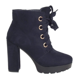 L8126 Navy sötétkék platform csizma L8126 Navy sötétkék platform csizma