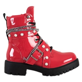 Seastar Lakkozott vörös munkások piros