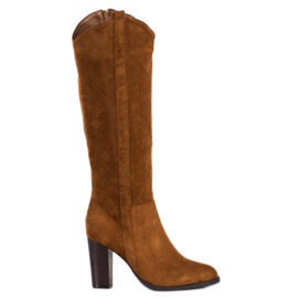 Seastar Stílusos csizma egy oszlopon barna