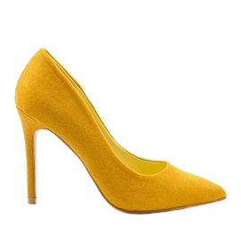 Sárga klasszikus Hyirnar velúr sarok