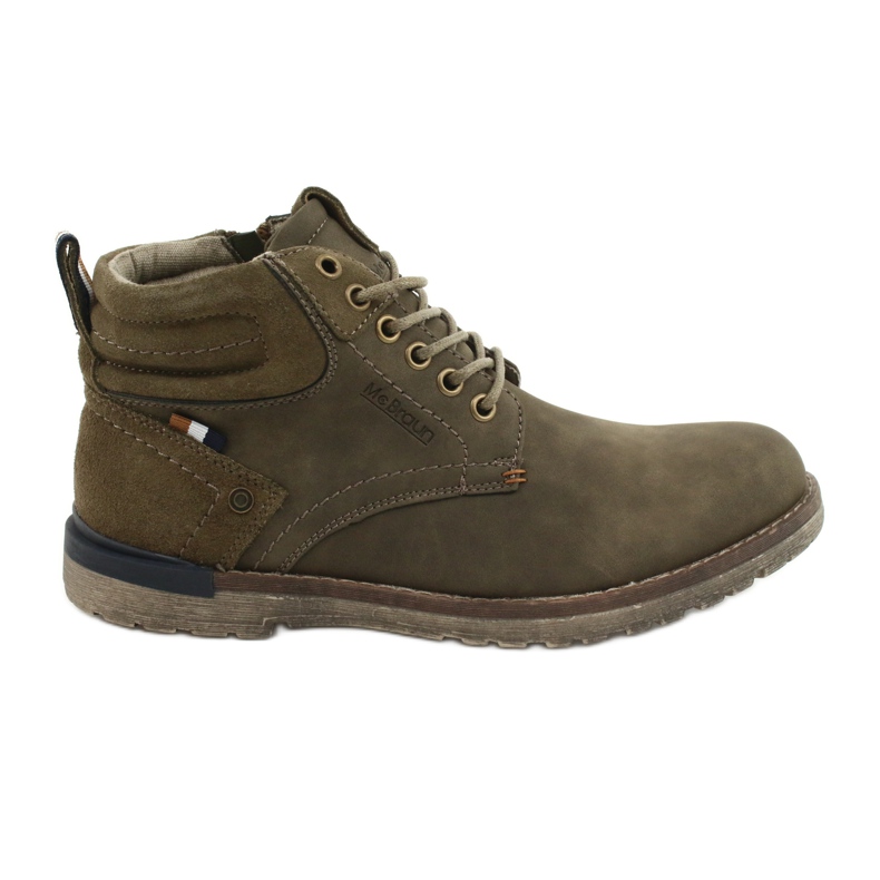 Férfi csizma olíva McBraun 20MN29-3131 khaki