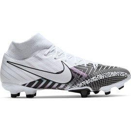 Nike Mercurial Superfly 7 Academy Mds FG / MG BQ5427 110 futballcipő fehér fehér