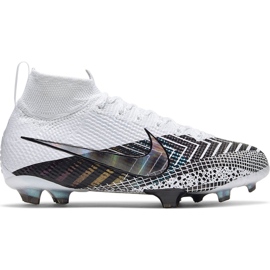 Nike Mercurial Superfly 7 Elite Mds Fg Junior BQ5420 110 futballcipő fehér fehér
