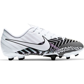 Nike Mercurial Vapor 13 Academy Mds FG / MG Junior CJ0980 110 futballcipő fehér fehér