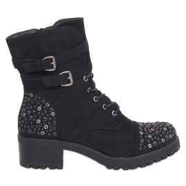 Fekete Workery csizma 88063 Fekete