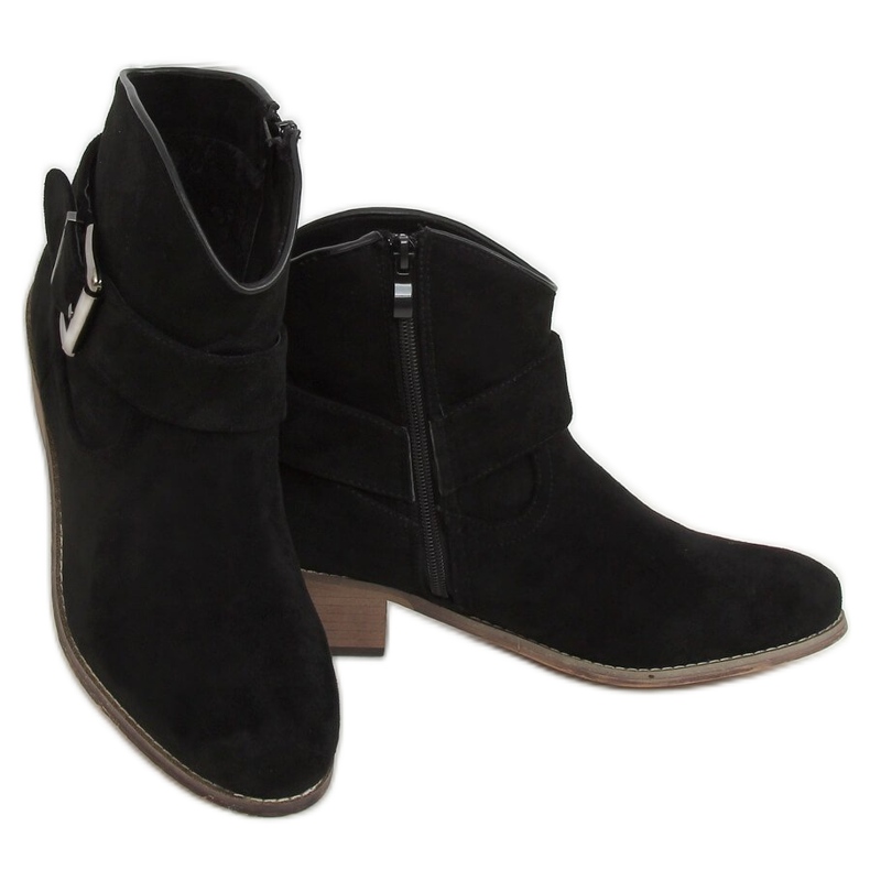 Fekete női csizma E2251 Black Ii Műfaj
