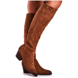Vinceza Női csizma sarkán Suede Brown Nevermind barna Vinceza Női csizma sarkán Suede Brown Nevermind barna