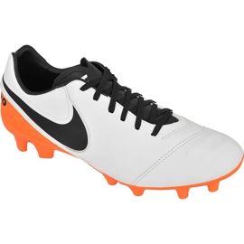 Nike Tiempo Mystic V Fg M 819236-108 futballcipő narancs, fehér, narancs fehér