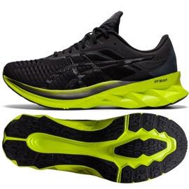 Futócipő Asics Novablast M 1011A681-003 fekete szürke zöld