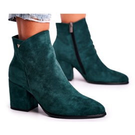 Vinceza Női csizma Meleg Eco Suede Green So Good zöld