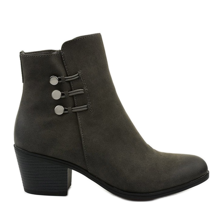 Szürke velúr bokacsizma a Keenshaper oszlopon