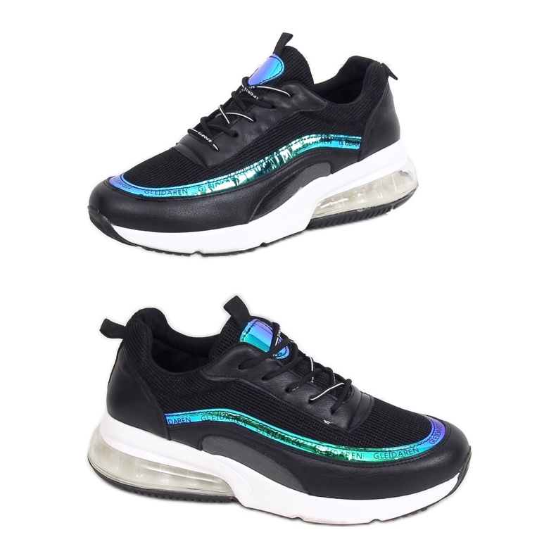 Fekete sportcipő nőknek LL1758 Fekete