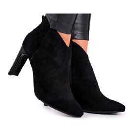 Női csizma magas sarkú Laura Messi Black 2200 fekete Női csizma magas sarkú Laura Messi Black 2200 fekete