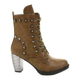 Khaki csizma az oszlopon, öko-bőr F117-ből zöld Khaki csizma az oszlopon, öko-bőr F117-ből zöld