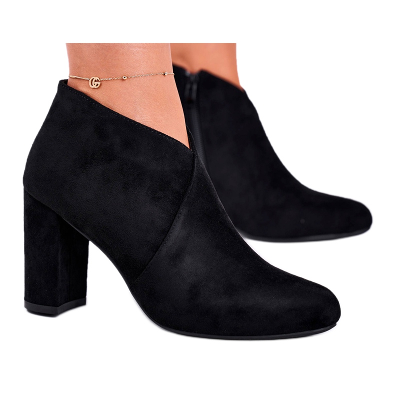 Női csizma magas sarkú Sergio Leone fekete BT498