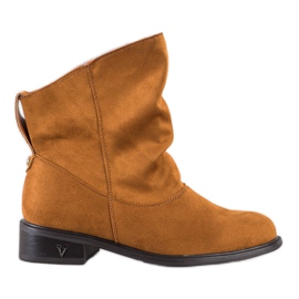 Gogo Csizma széles felsőrésszel barna