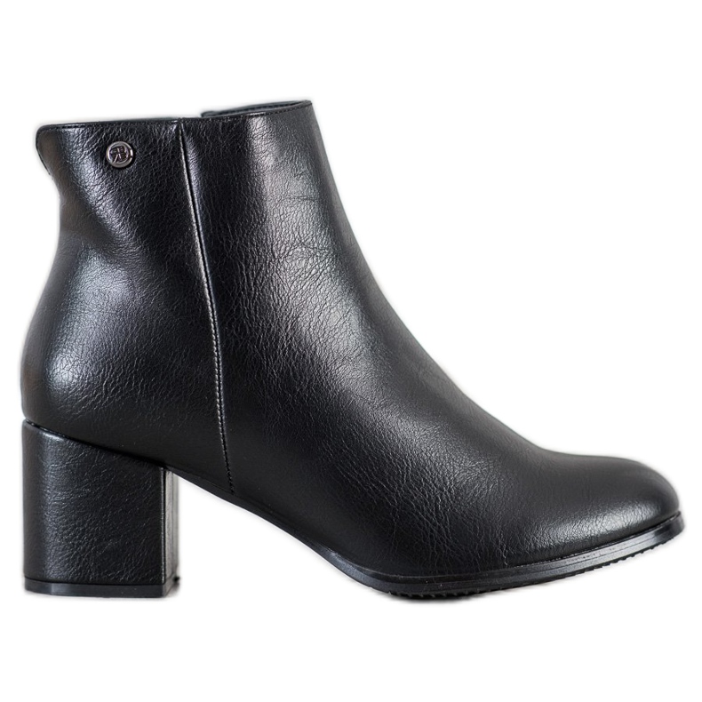 J. Star Meleg csizma öko bőrrel fekete