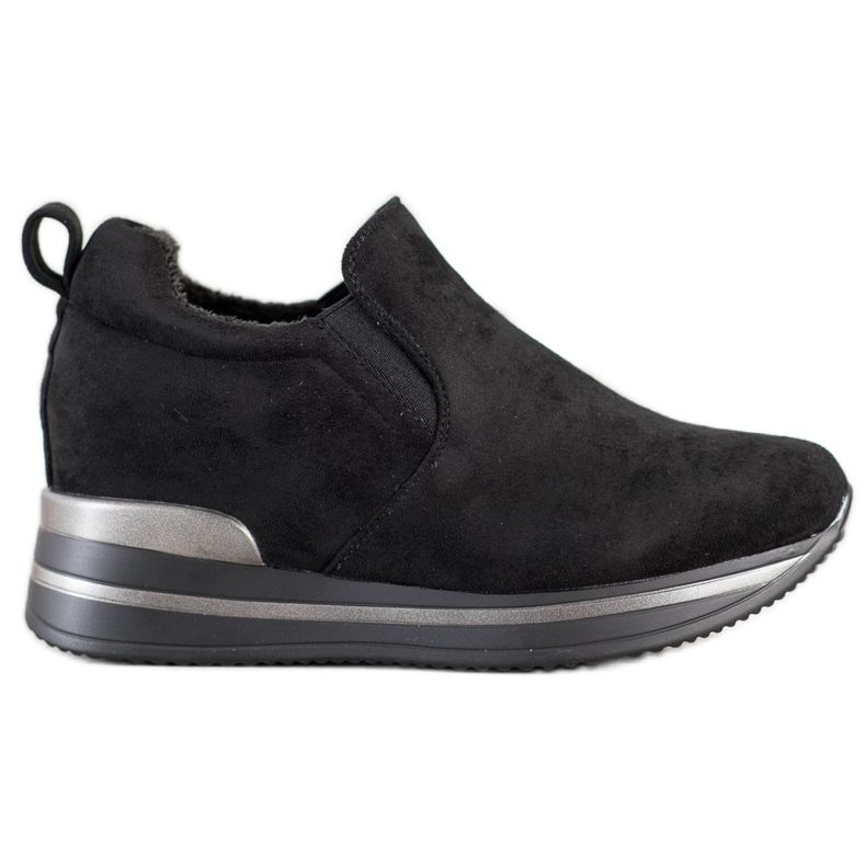 Gogo Meleg cipő a platformon fekete