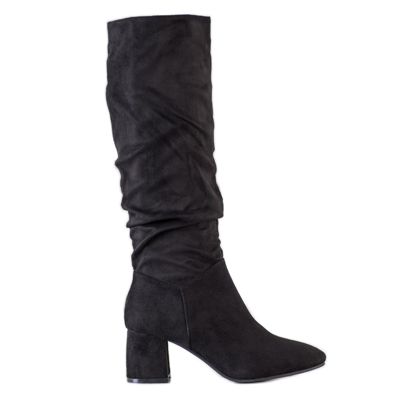 Flyfor Velúr csizma fekete