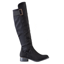 Evento Csizma dekoratív övvel fekete Evento Csizma dekoratív övvel fekete