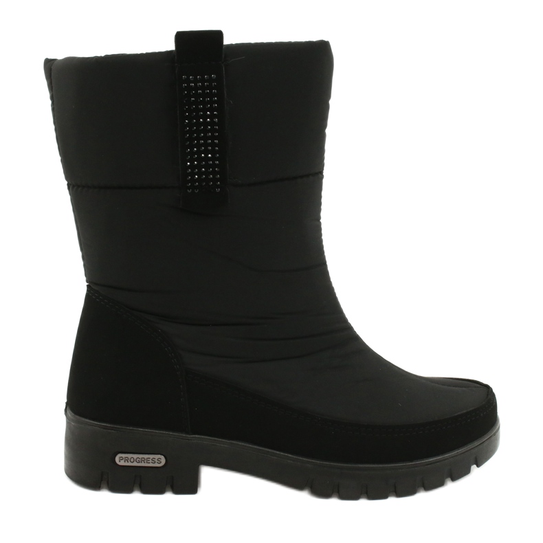 Light Fur Snow Boots Progress 20-09 fekete