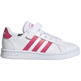 Adidas Grand Court C gyermekcipő fehér-rózsaszín EG3811