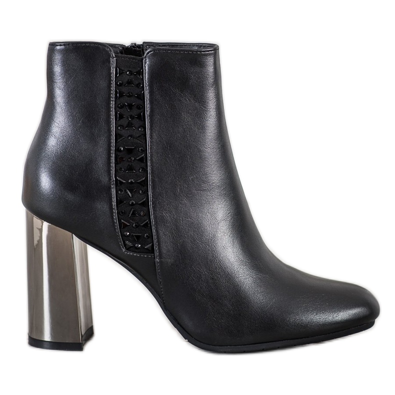 SDS Fekete csizma kristályokkal