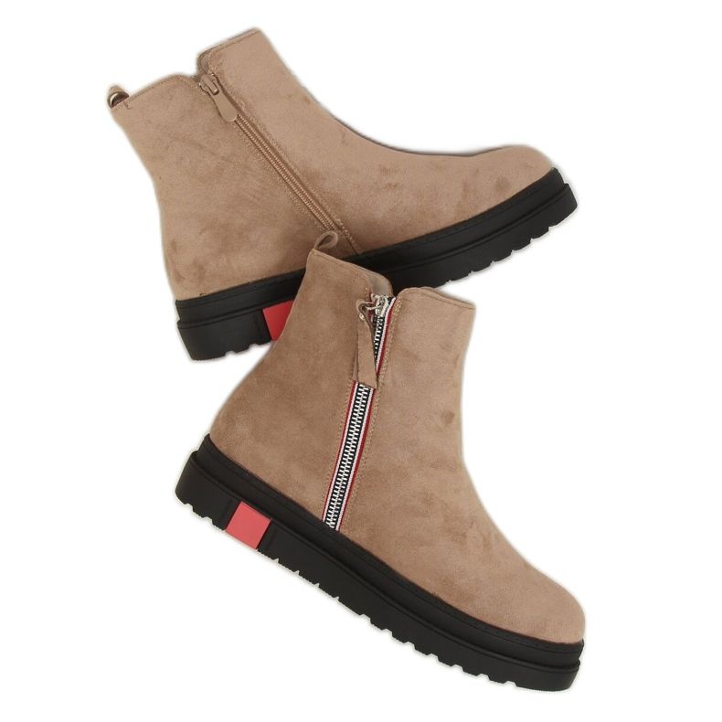 Lapos cipő bézs színű NS150P bézs talpon