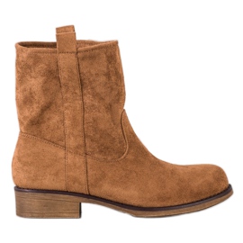 Seastar Csúsztatható velúr csizma barna