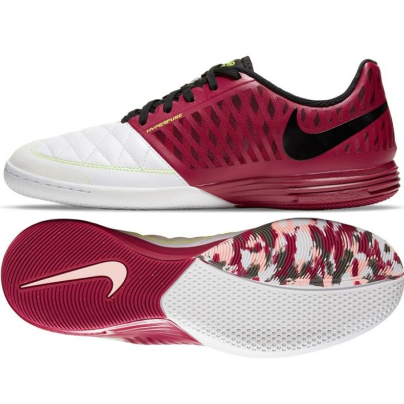 Nike LunarGato Ii Ic 580456 608 futballcipő sokszínű bordó