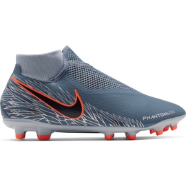 Nike Phantom Vsn Academy Df FG / MG AO3258 408 futballcipő sokszínű szürke