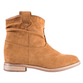 Marquiz Stílusos cowboy csizma barna