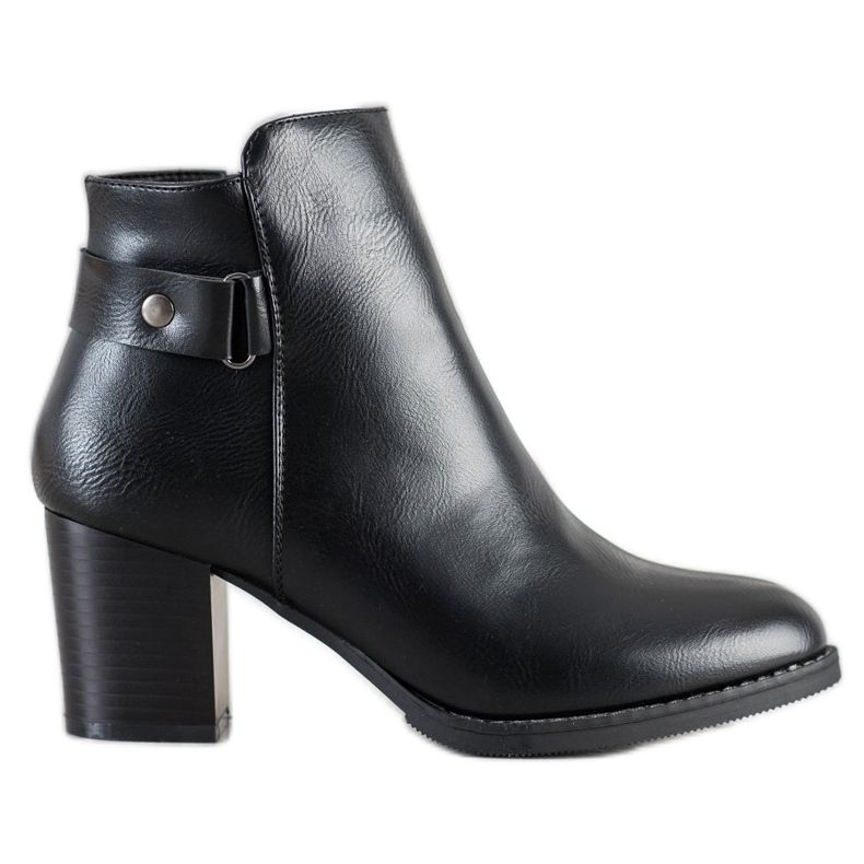 J. Star Kényelmes csizma egy oszlopon fekete