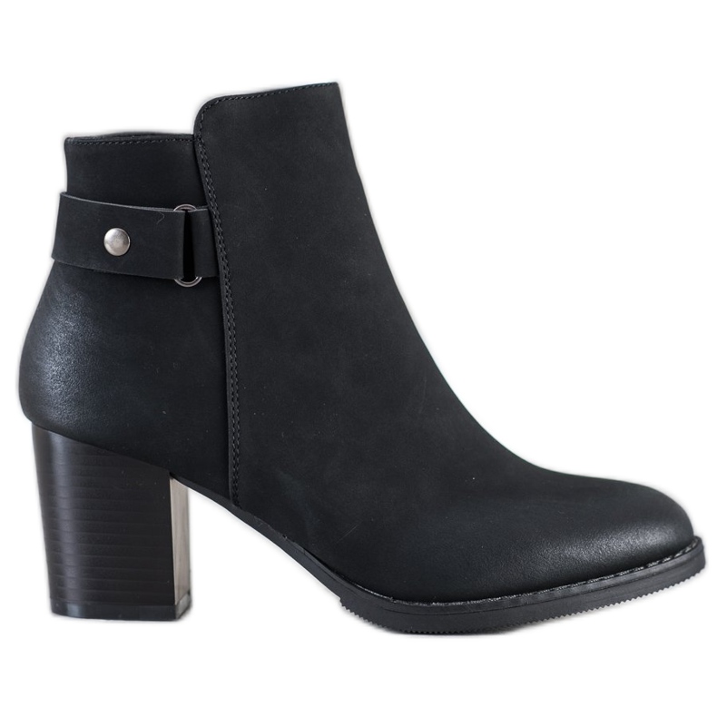 J. Star Kényelmes csizma egy oszlopon fekete