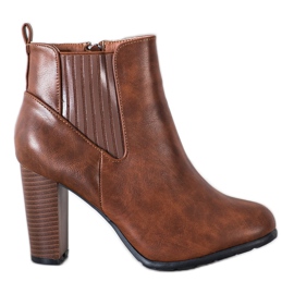 Abloom Kényelmes csizma az oszlopon barna