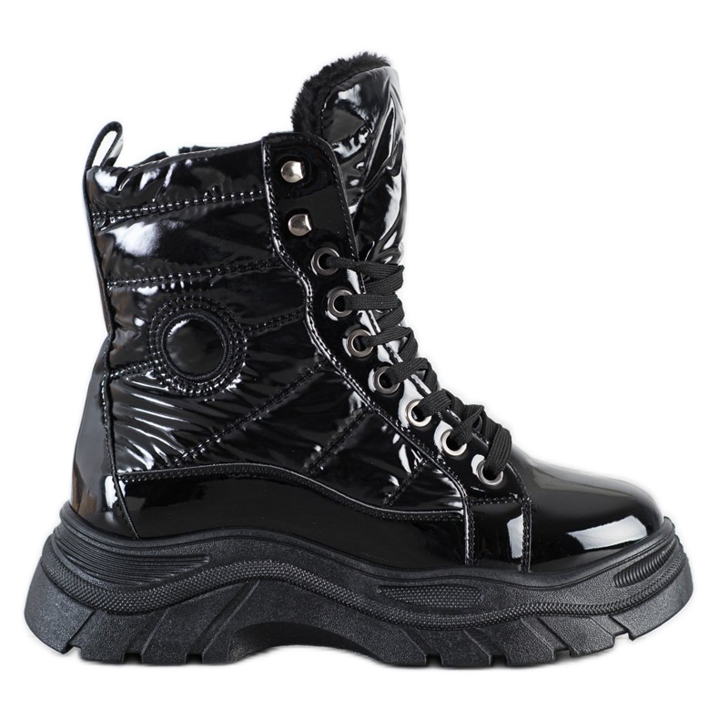 SHELOVET Divat steppelt csapdázók fekete