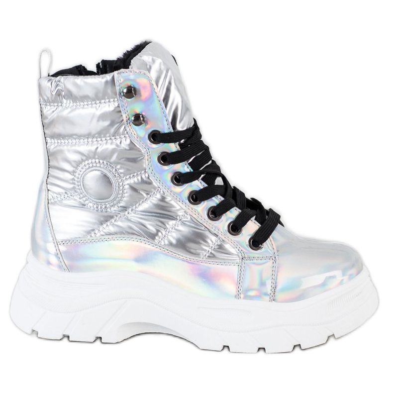 SHELOVET Divat steppelt csapdázók ezüst