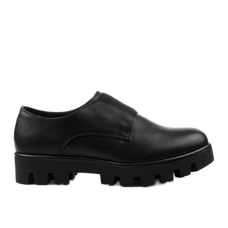 Celadella fekete csúszós cipő