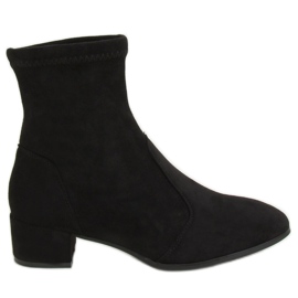 Fekete YK-103 Fekete csizma puha felsőrésszel